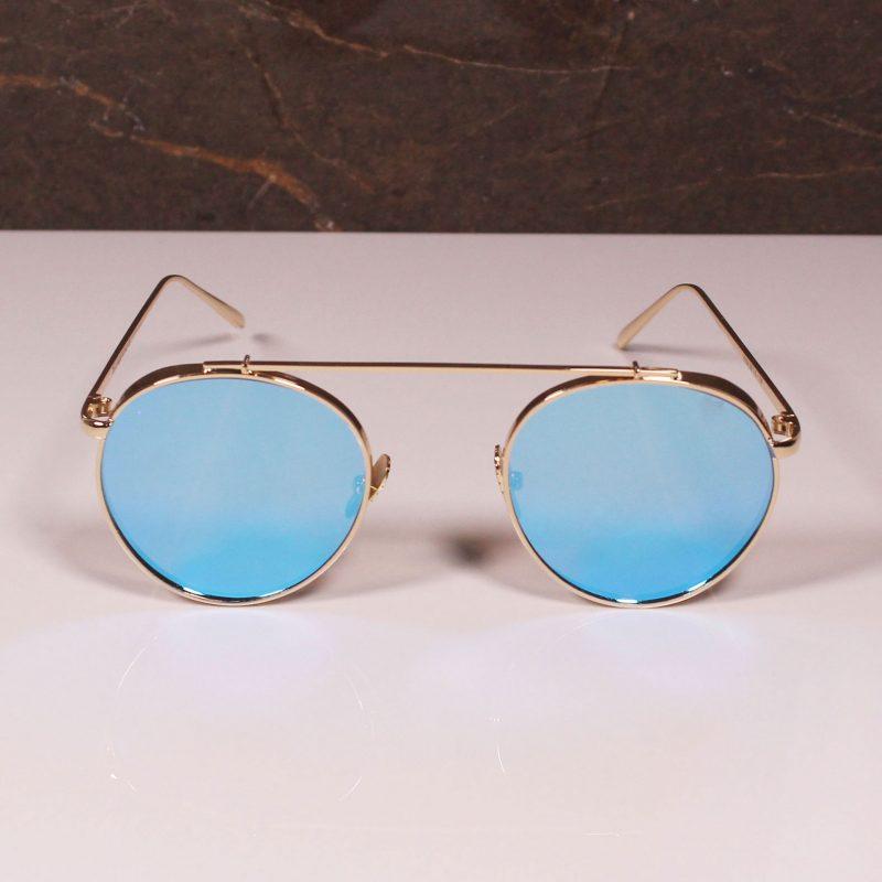Round Metal Frame Sunglasses For Men And Women-FunkyTradition
