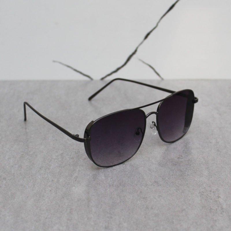 Metal Square Side Cap Sunglasses For Men And Women-FunkyTradition