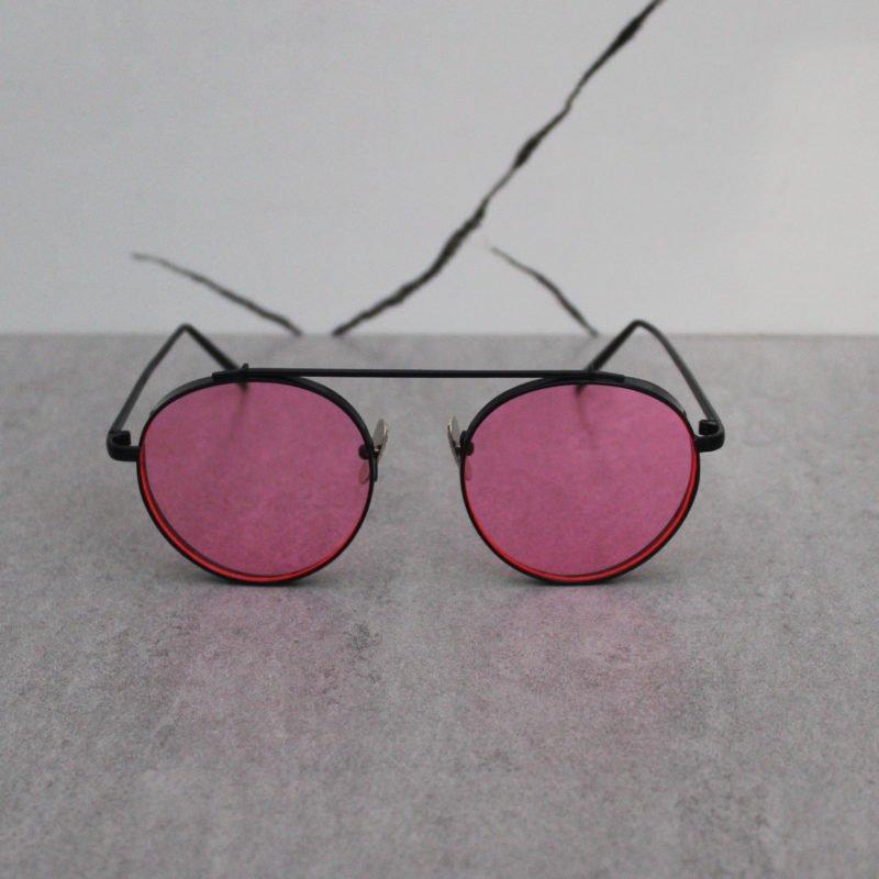 Round Metal Frame Sunglasses For Men And Women-FunkyTradition
