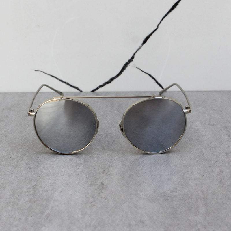 Round Metal Frame Sunglasses For Men And Women-FunkyTradition