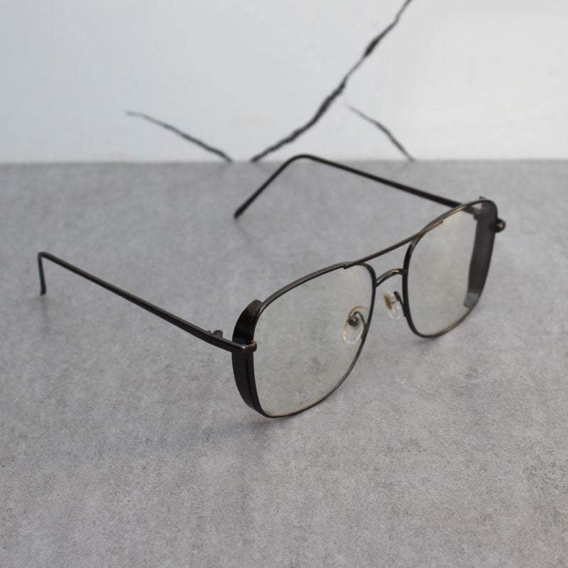 Metal Square Side Cap Sunglasses For Men And Women-FunkyTradition