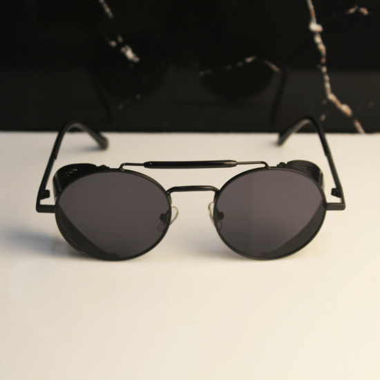 Round Steampunk Sunglasses For Men And Women-FunkyTradition