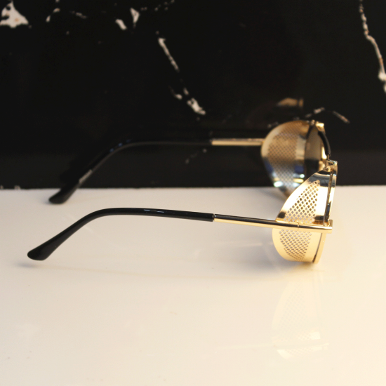 Round Steampunk Sunglasses For Men And Women-FunkyTradition