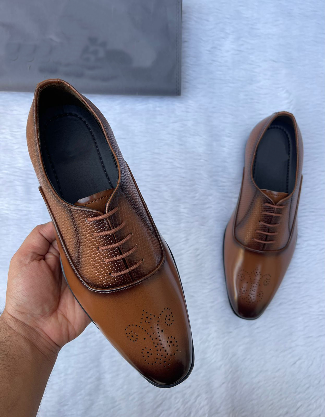 Laces Black Brown Tan High Quality Oxford Formal Shoes For Partywear And Casualwear- FunkyTradition
