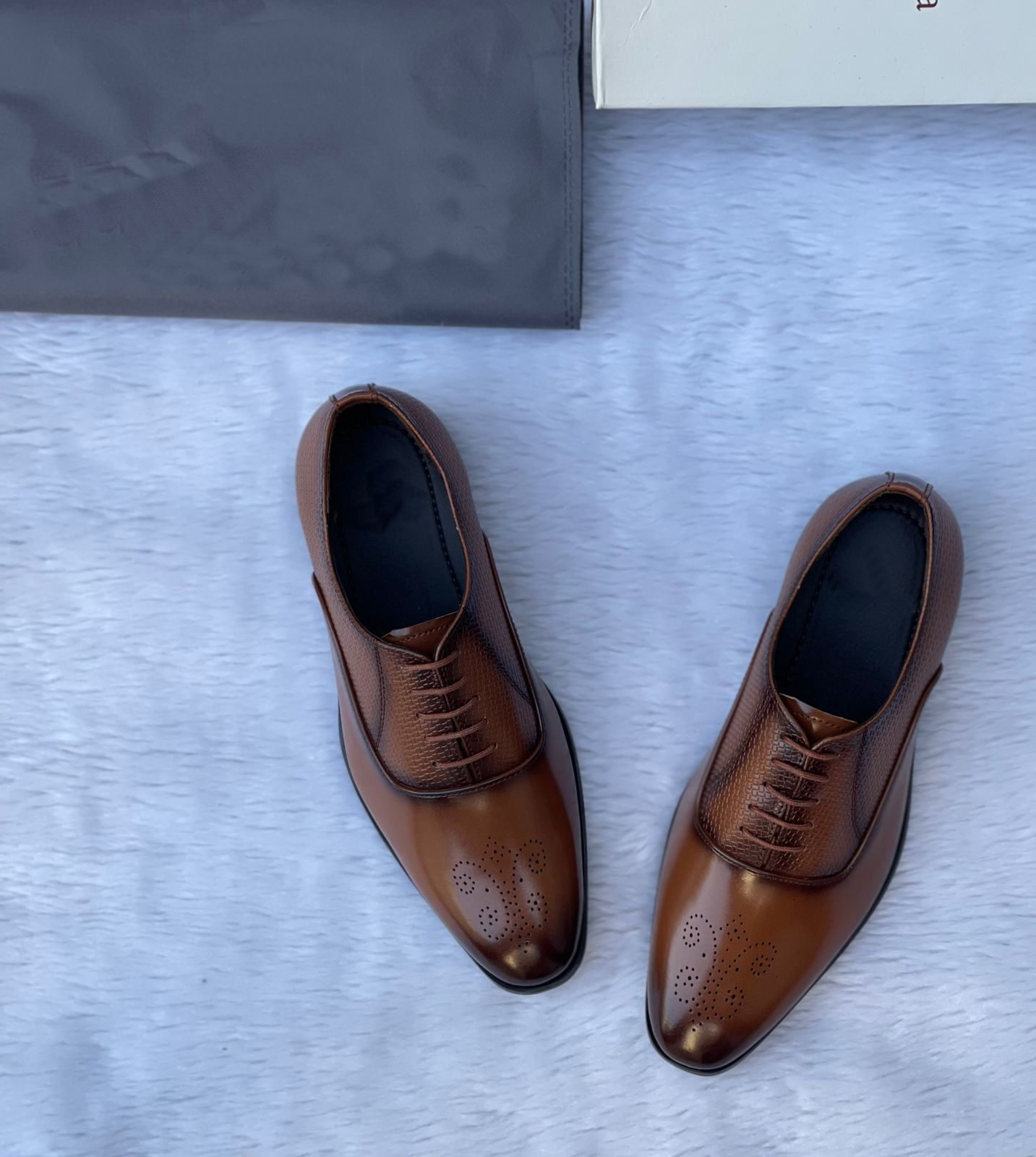 Laces Black Brown Tan High Quality Oxford Formal Shoes For Partywear And Casualwear- FunkyTradition
