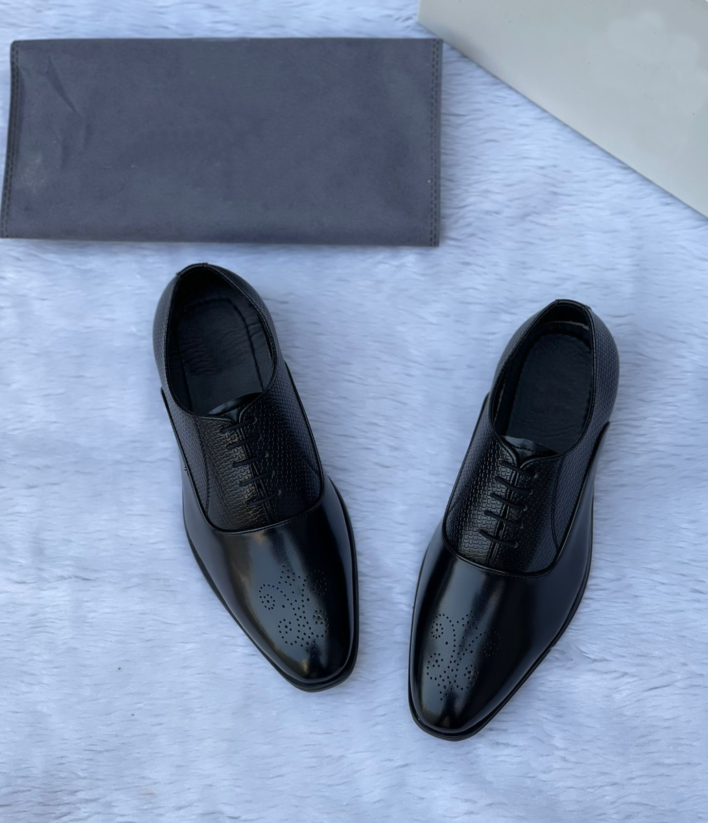 Laces Black Brown Tan High Quality Oxford Formal Shoes For Partywear And Casualwear- FunkyTradition