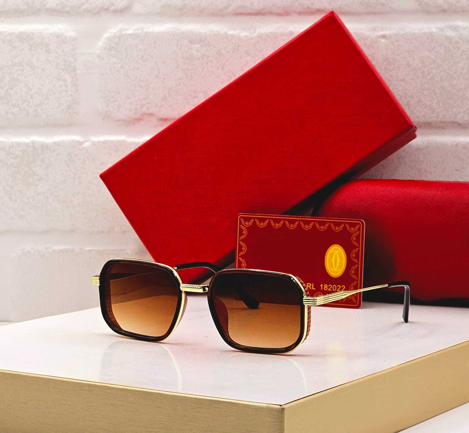 Luxury Hexagonal Designer Sunglasses - Multiple Colors