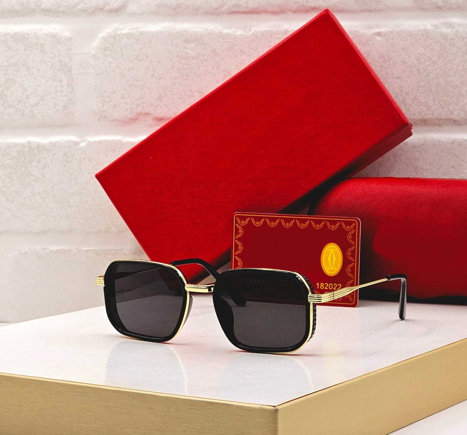 Luxury Hexagonal Designer Sunglasses - Multiple Colors