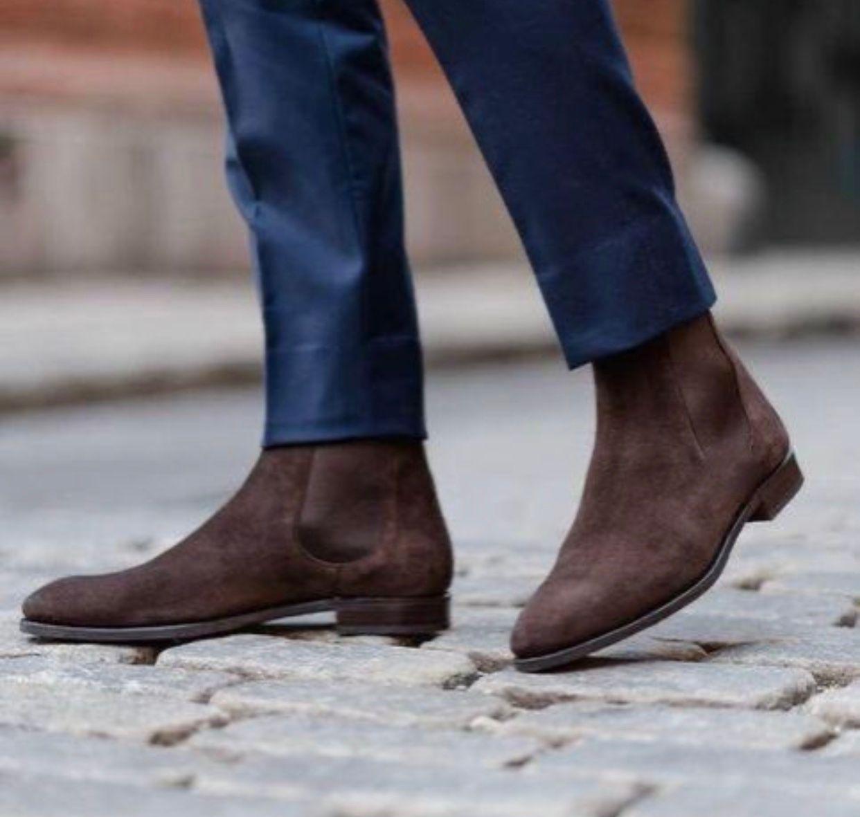 Mens Luxury Design Party Wear Premium Quality Chelsea Boot Shoes - FunkyTradition