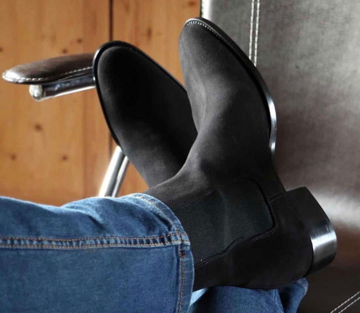 Mens Luxury Design Party Wear Premium Quality Chelsea Boot Shoes - FunkyTradition