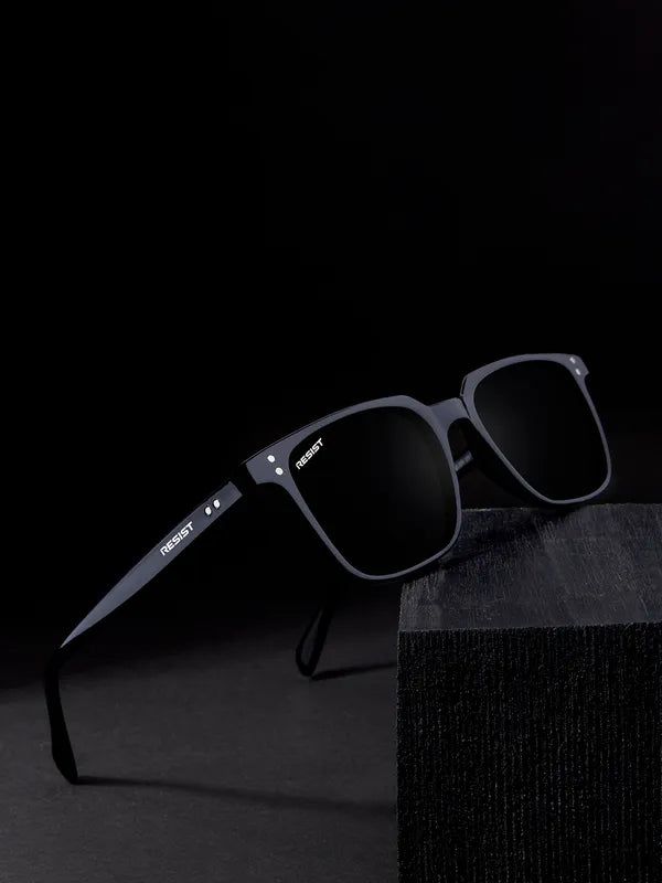 Minimal UV Protected Black Wayfarer Sunglasses For Men & Women- FunkyTradition