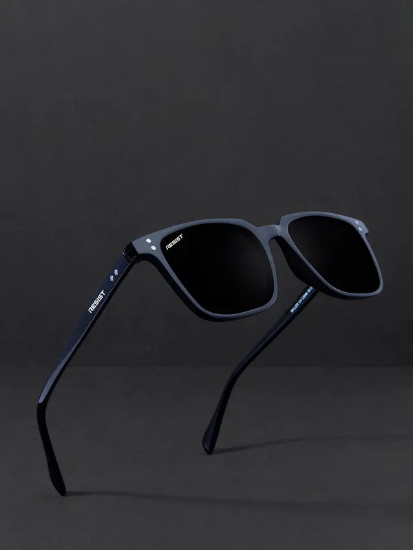Minimal UV Protected Black Wayfarer Sunglasses For Men & Women- FunkyTradition