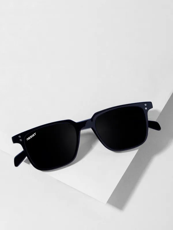 Minimal UV Protected Black Wayfarer Sunglasses For Men & Women- FunkyTradition