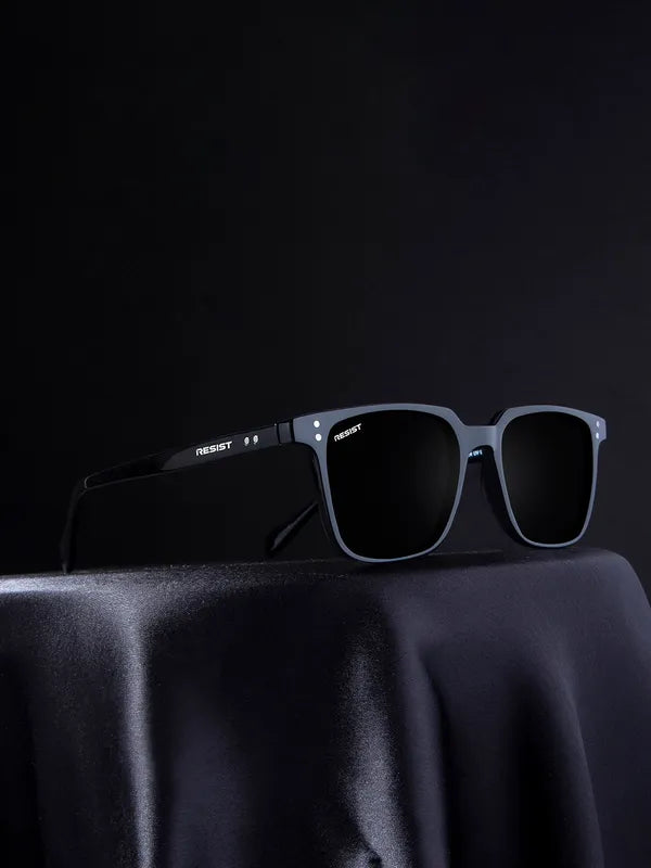 Minimal UV Protected Black Wayfarer Sunglasses For Men & Women- FunkyTradition