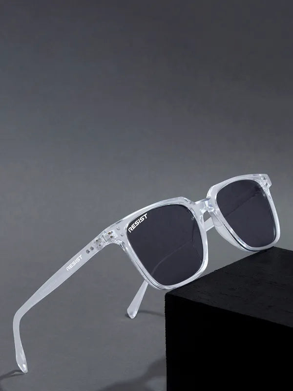 Minimal UV Protected White Black Wayfarer Sunglasses For Men & Women- FunkyTradition