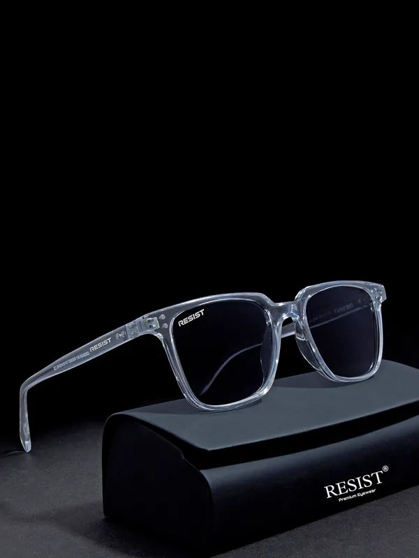 Minimal UV Protected White Black Wayfarer Sunglasses For Men & Women- FunkyTradition