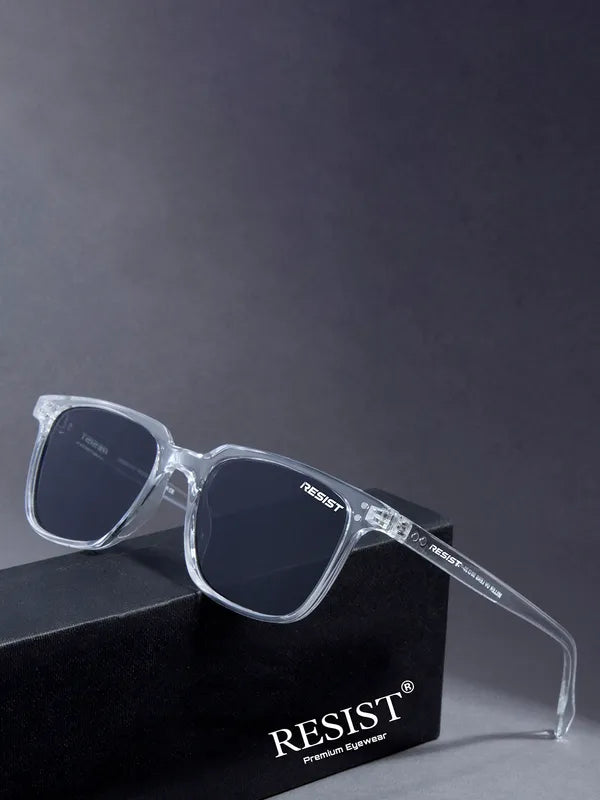 Minimal UV Protected White Black Wayfarer Sunglasses For Men & Women- FunkyTradition