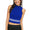 Mock Neck Striped Crop Top- FunkyTradition