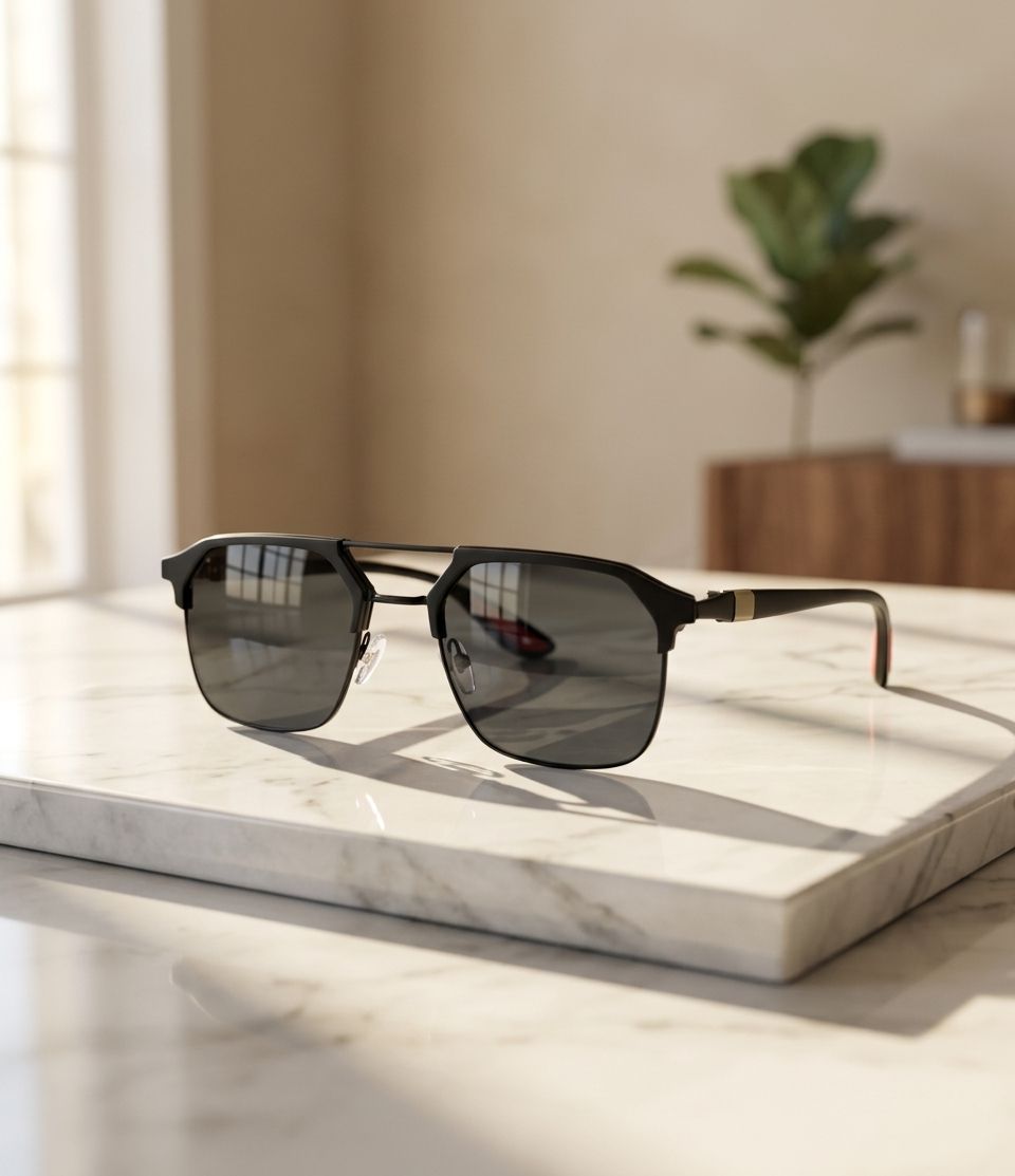 Modern luxury sunglasses inspired by actor Vijay 