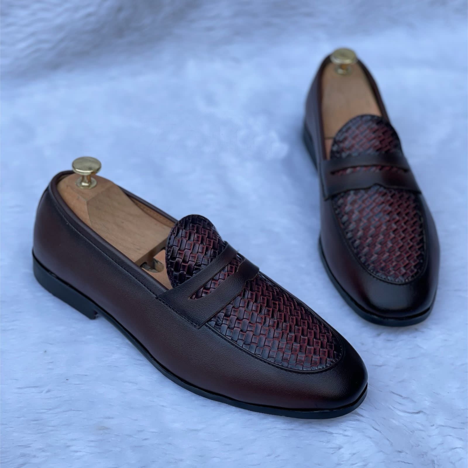 New Fashion Suede Black Brown and Tan Color Loafer Casual wear Party Wear For Men- FunkyTradition