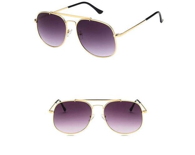 Stylish Metal Square Sunglasses For Men And Women-FunkyTradition
