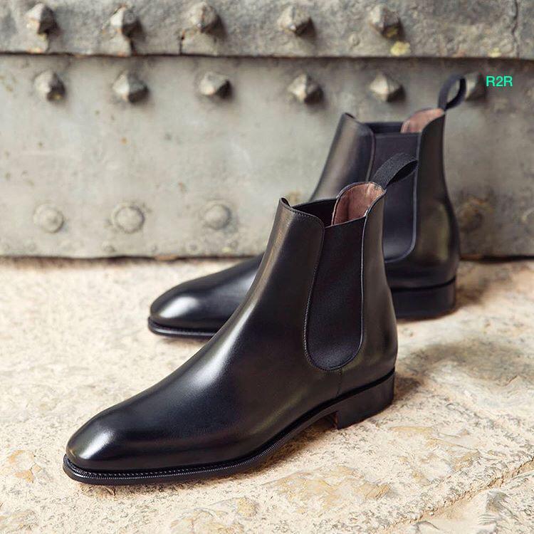 Mens Luxury Design Party Wear Premium Quality Chelsea Boot Shoes - FunkyTradition