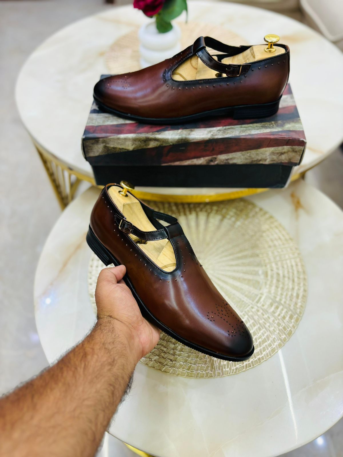Peshawari Sandal for Men - High-Quality Leather with Durable Sole by FunkyTradition