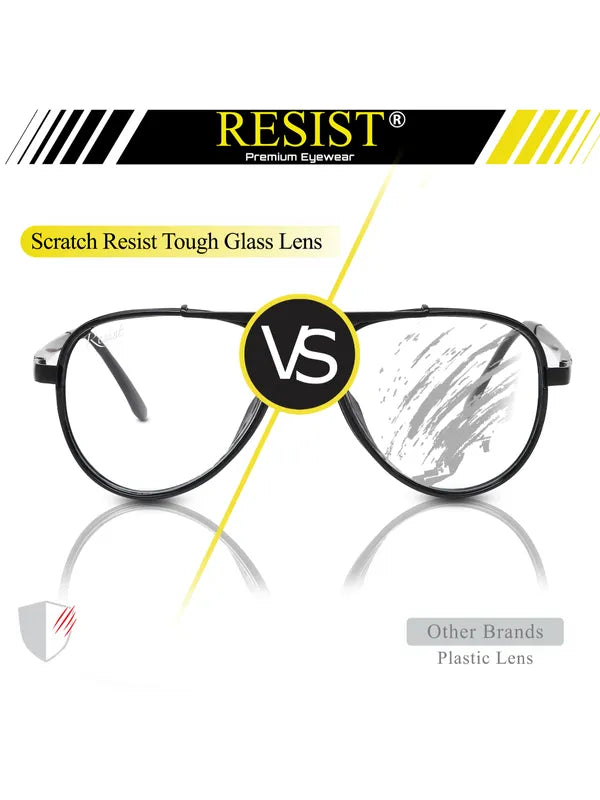 Photochromic and UV-Protected Black Aviator Sunglasses for Men & Women- FunkyTradition