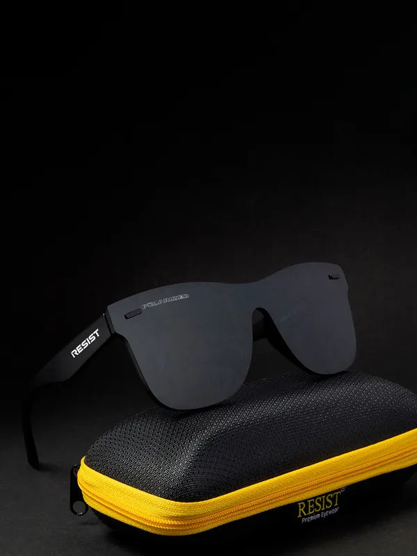Polarised And UV Protected Black Wayfarer Sunglasses For Men & Women- FunkyTradition