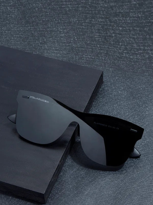 Polarised And UV Protected Black Wayfarer Sunglasses For Men & Women- FunkyTradition