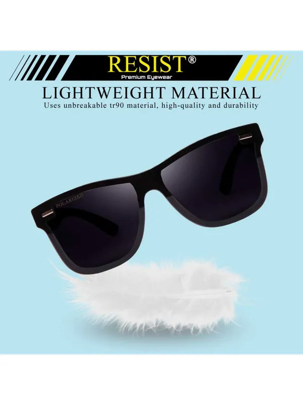 Polarised And UV Protected Black Wayfarer Sunglasses For Men & Women- FunkyTradition