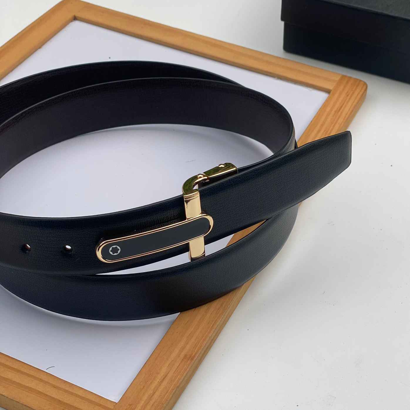 Premium Leather Belt with Minimal Star Buckle- FunkyTradition