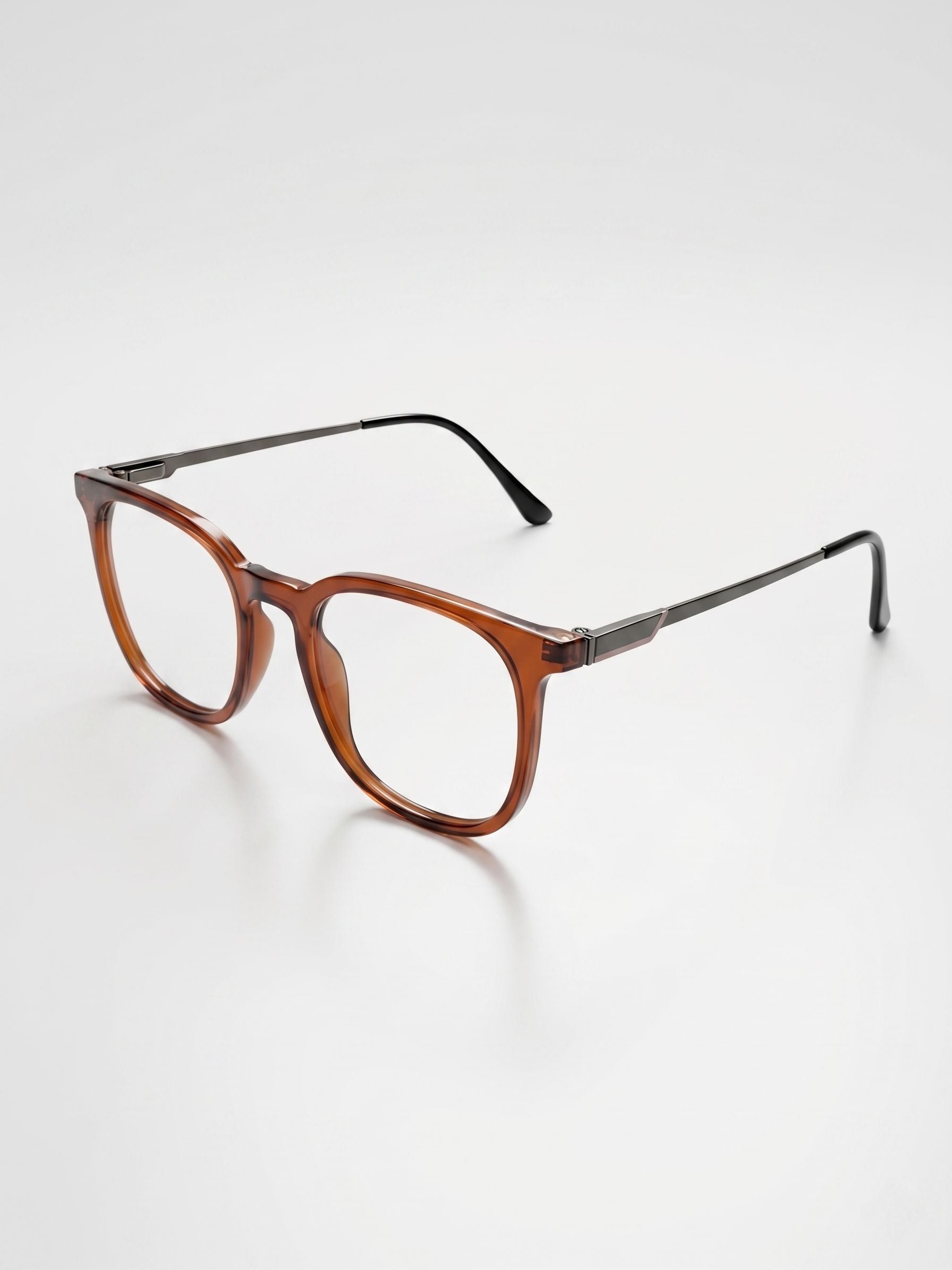 Premium acetate optical frame angled view