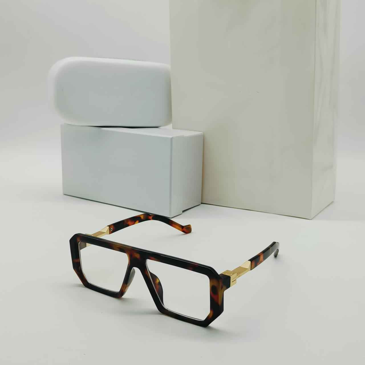 Retro Punk Square Multi Color Sunglasses For Unisex-FunkyTradition