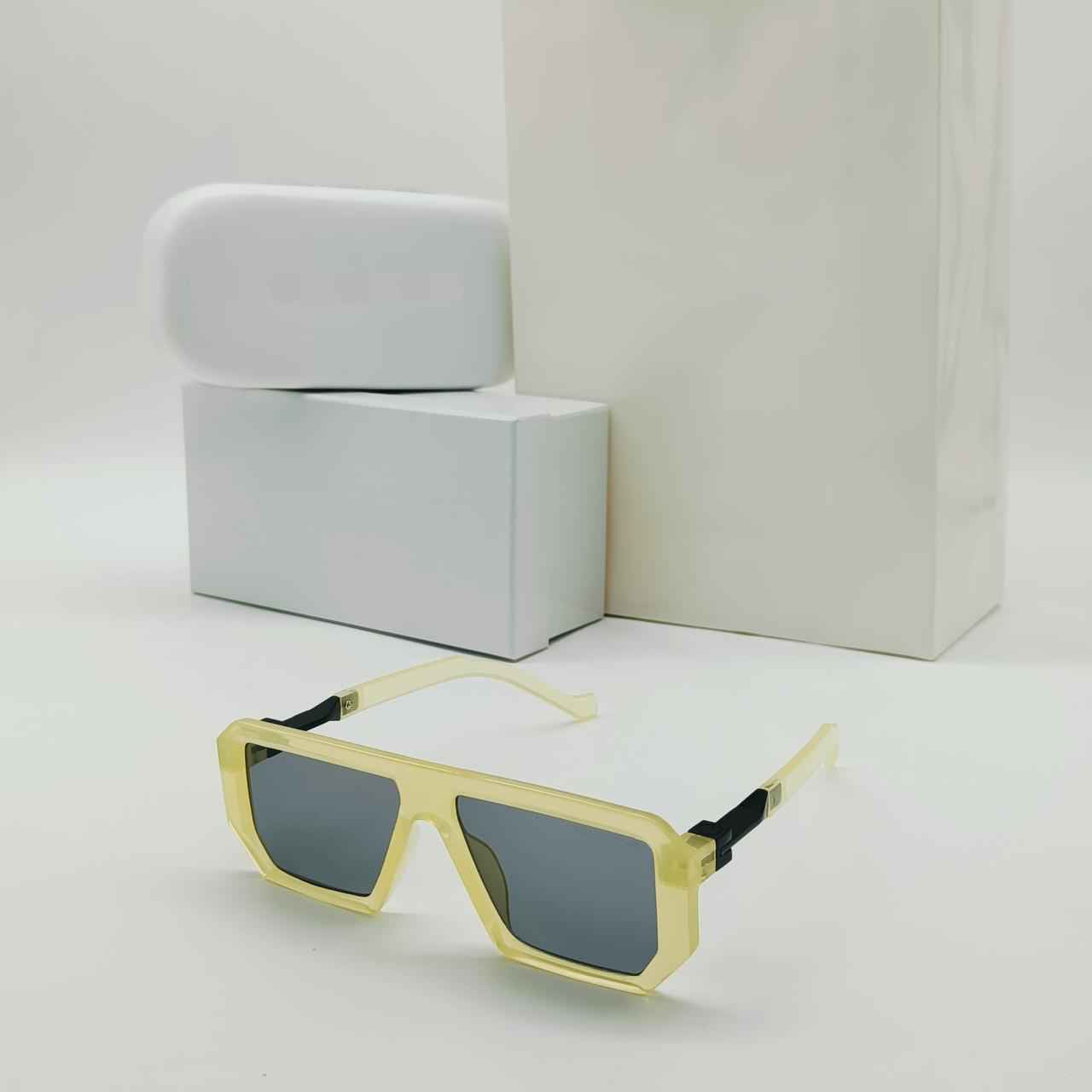 Retro Punk Square Multi Color Sunglasses For Unisex-FunkyTradition