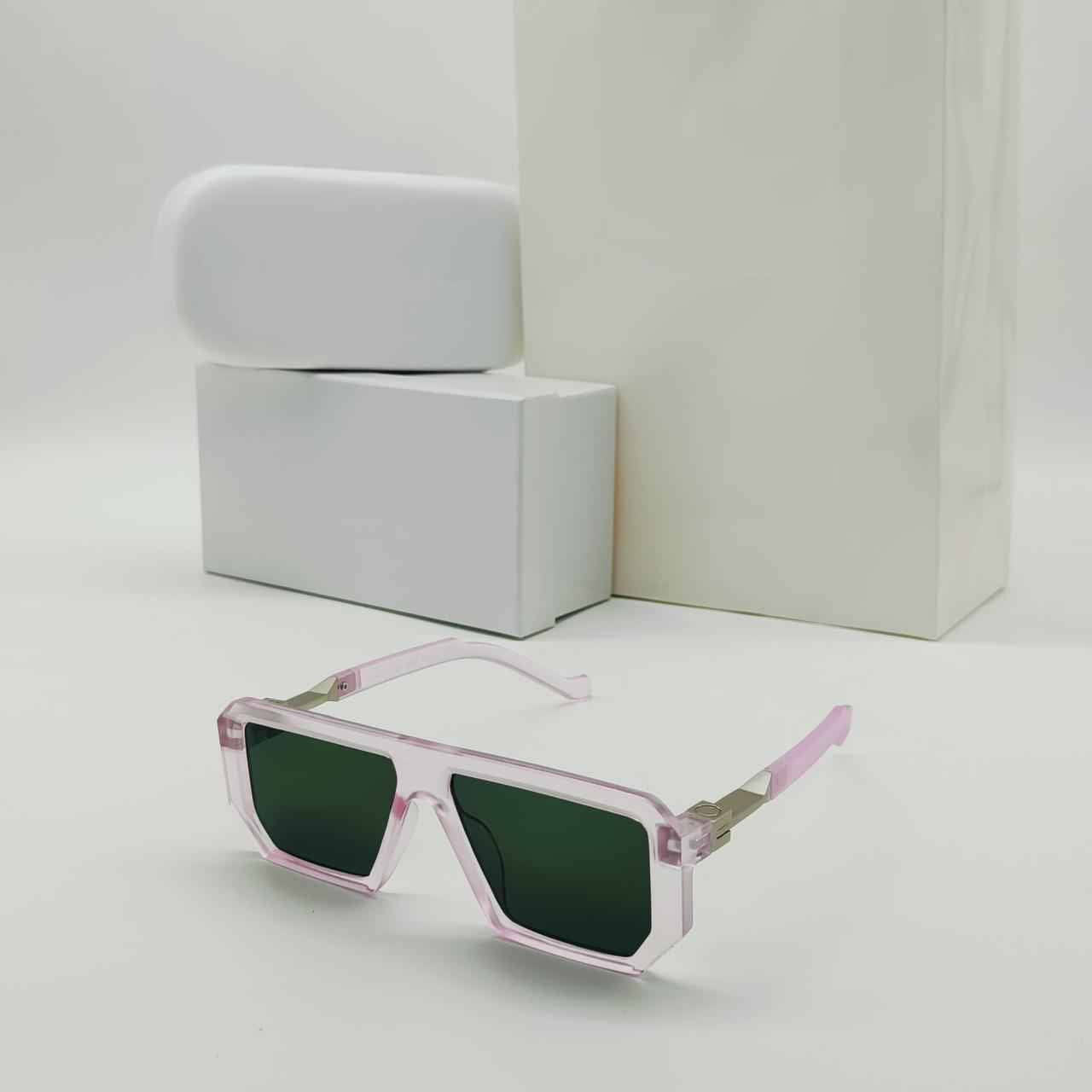 Retro Punk Square Multi Color Sunglasses For Unisex-FunkyTradition