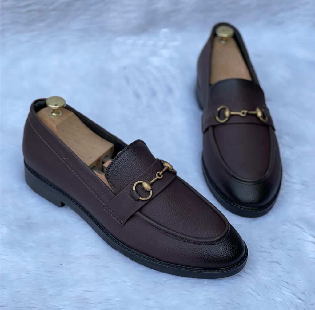 FunkyTradition High Quality Wrinkle Free Faux Leather Upper Material with Durable Sole Shoes