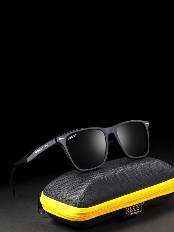 UV Protected Black Wayfarer Sunglasses For Men & Women- FunkyTradition