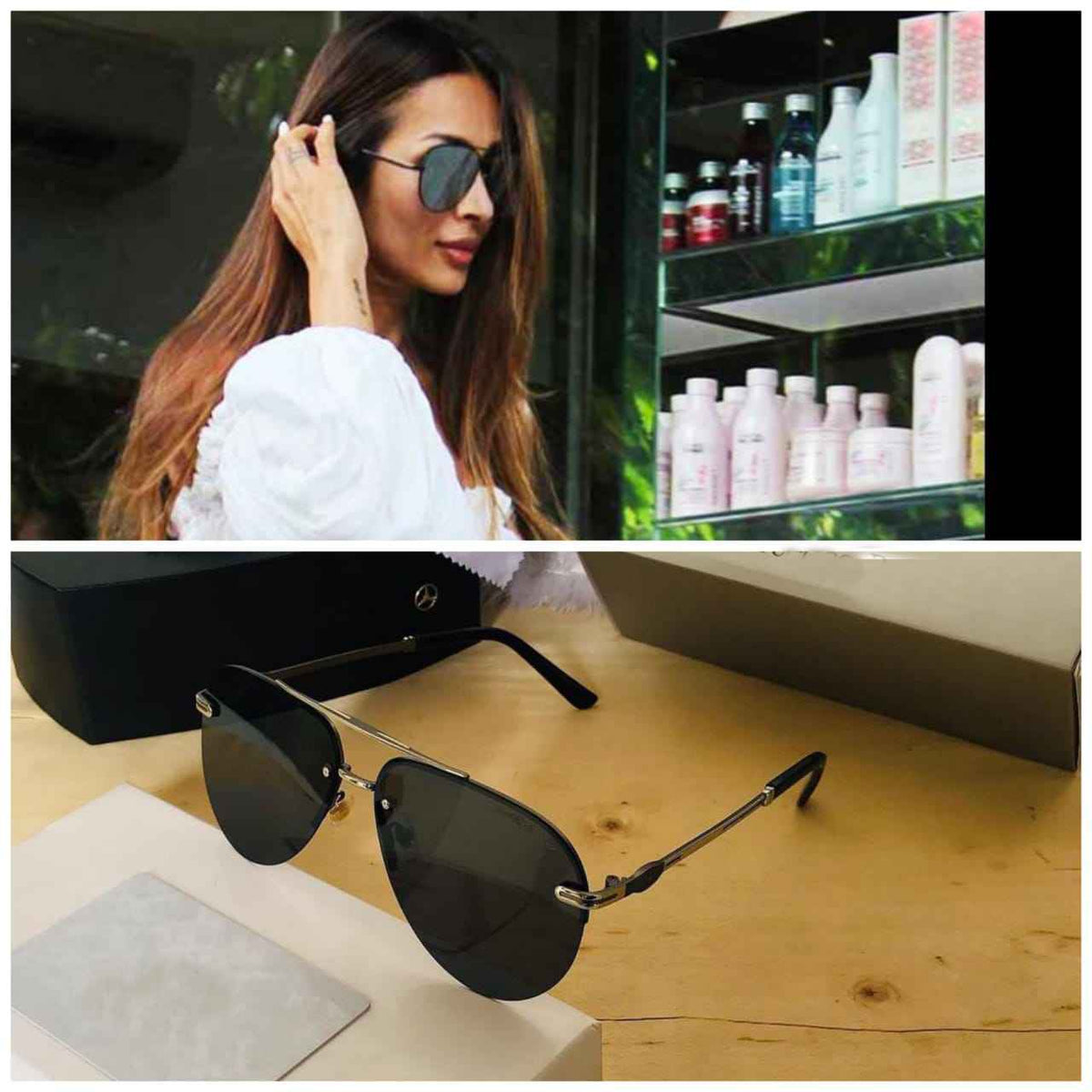 Sleek Frame Premium Italian Designer Metal Sunglasses - FunkyTradition