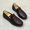 Stylish Pattern Black Brown Loafers Casual And Party Wear Shoes For Men- FunkyTradition