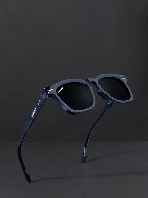 Stylish UV Protected Grey Black Wayfarer Sunglasses For Men & Women- FunkyTradition