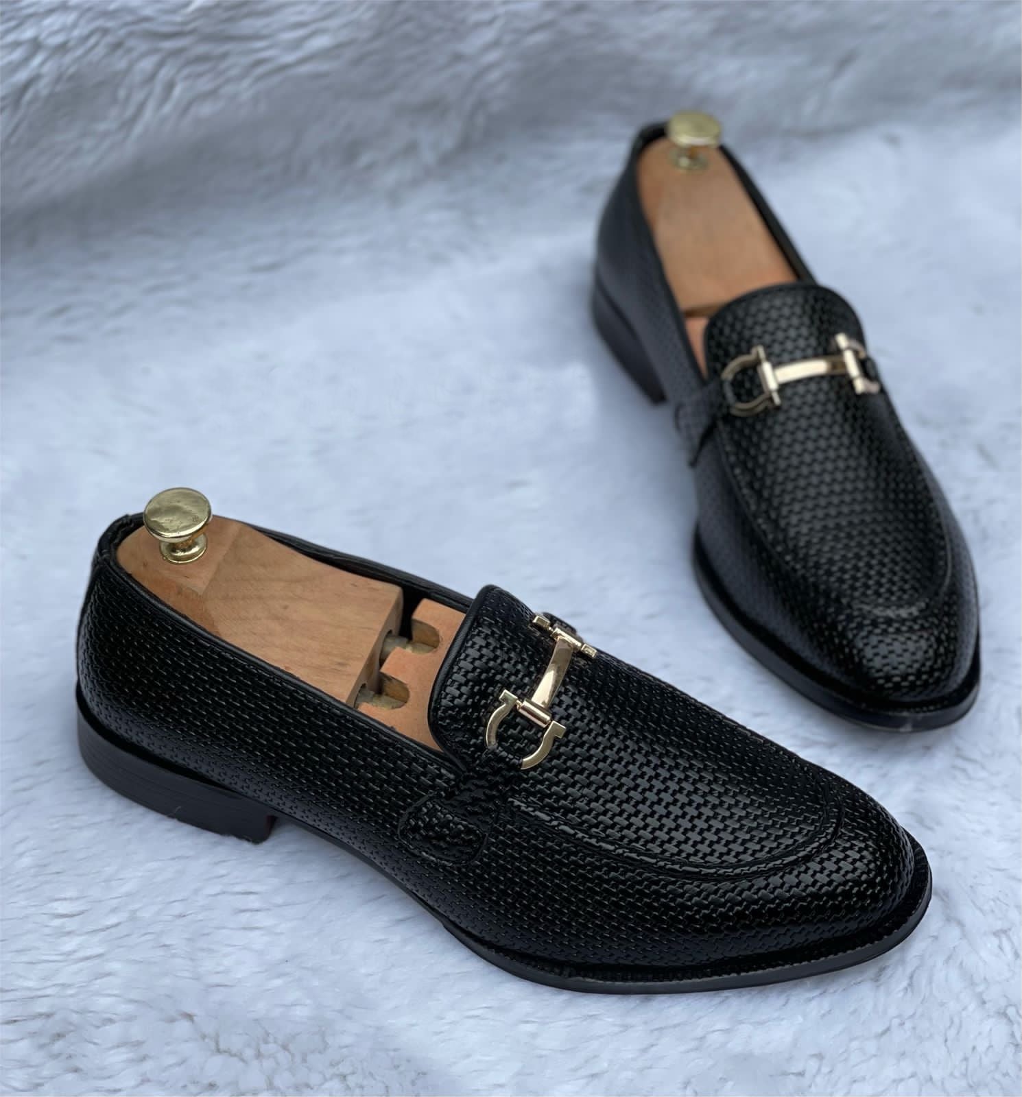 Stylish Woven Moccasin Loafer For Office Wear And Casual Wear- FunkyTradition