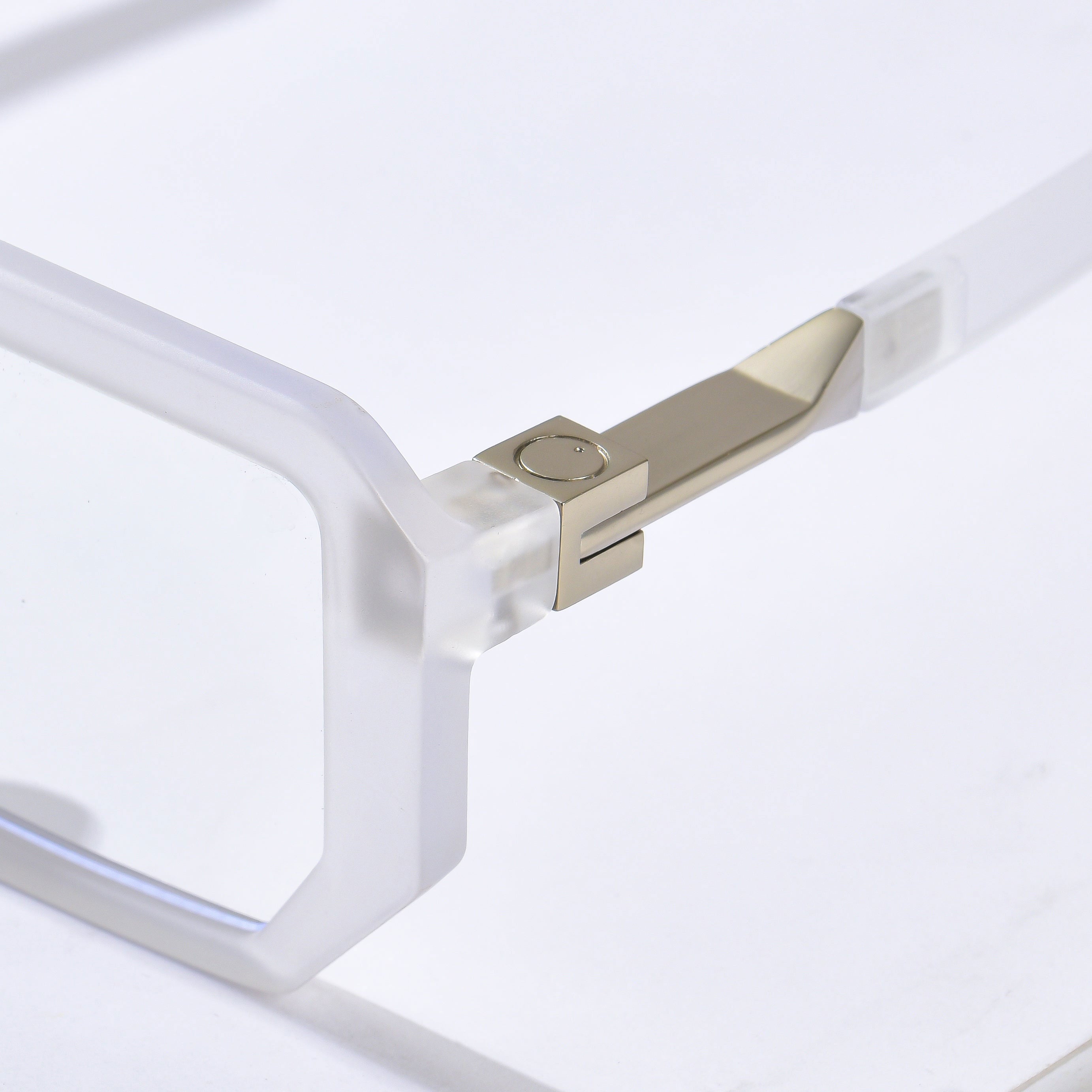 Translucent Square Eyeglasses | Modern Clear Frame Glasses | Chic Eyewear