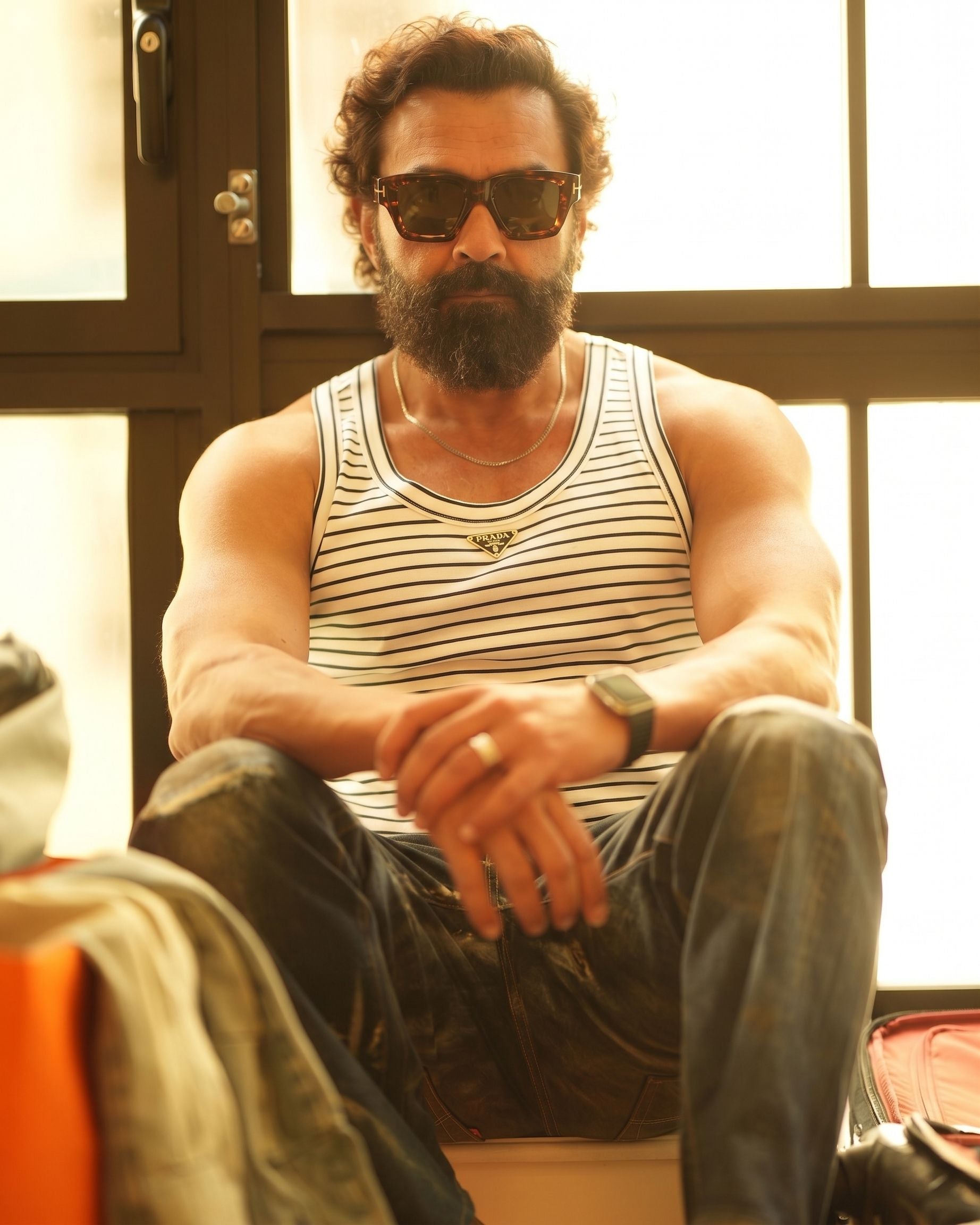 Bobby Deol Inspired Havana Tortoise Luxury Sunglasses for Men & Women – Premium Square UV400 Shades