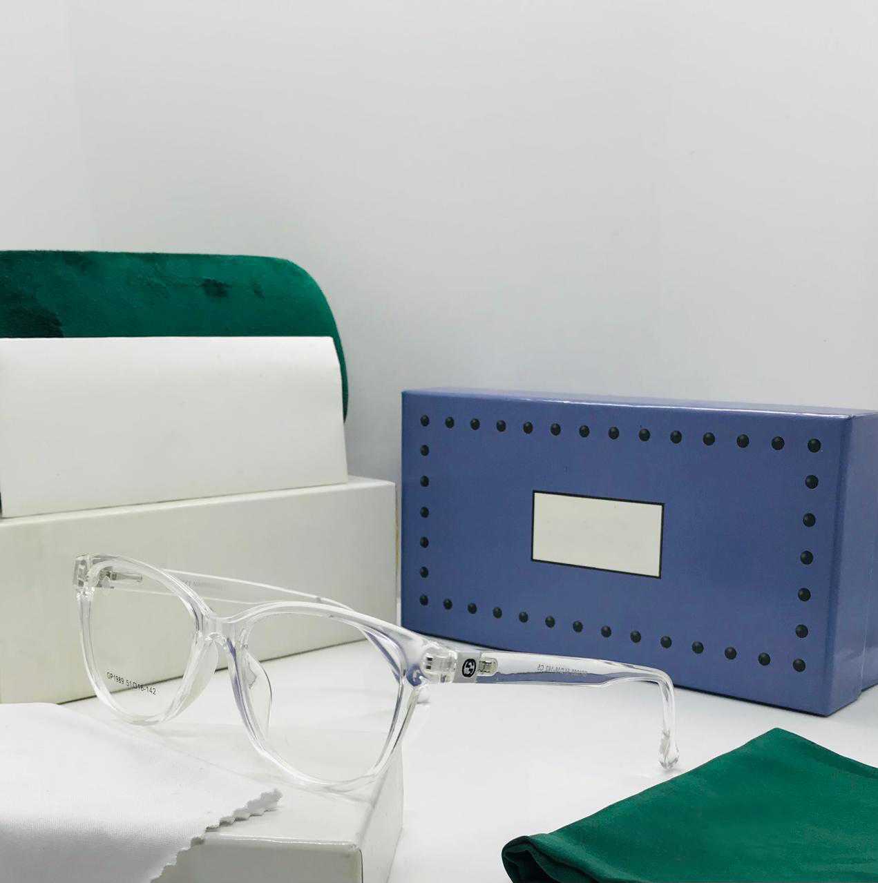 Transparent Clear Frame Square Eyeglasses - FunkyTradition