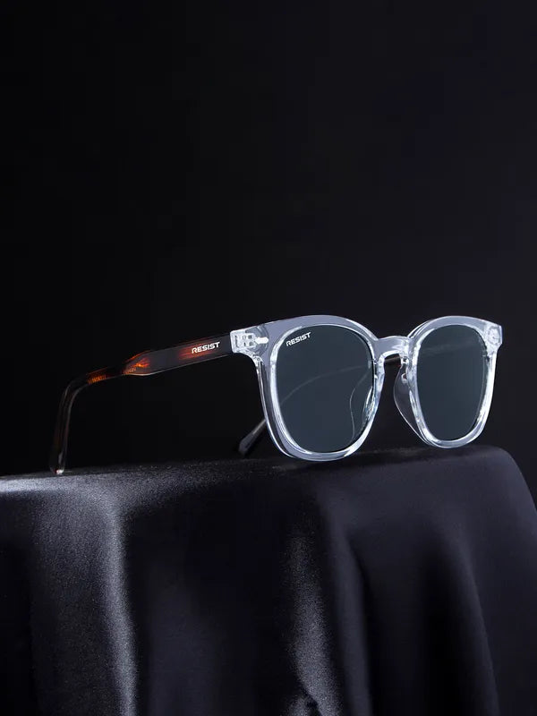 UV-Protected White Tiger Black Wayfarer Sunglasses for Men & Women- FunkyTradition