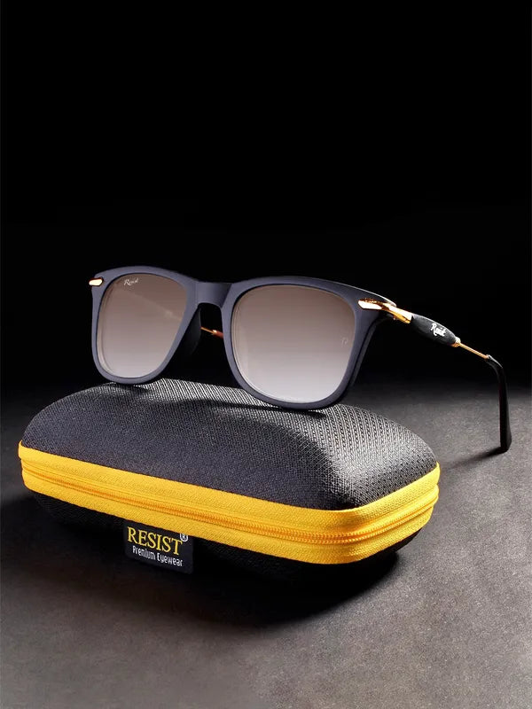 UV Protected Black Brown Wayfarer Sunglasses For Men & Women- FunkyTradition