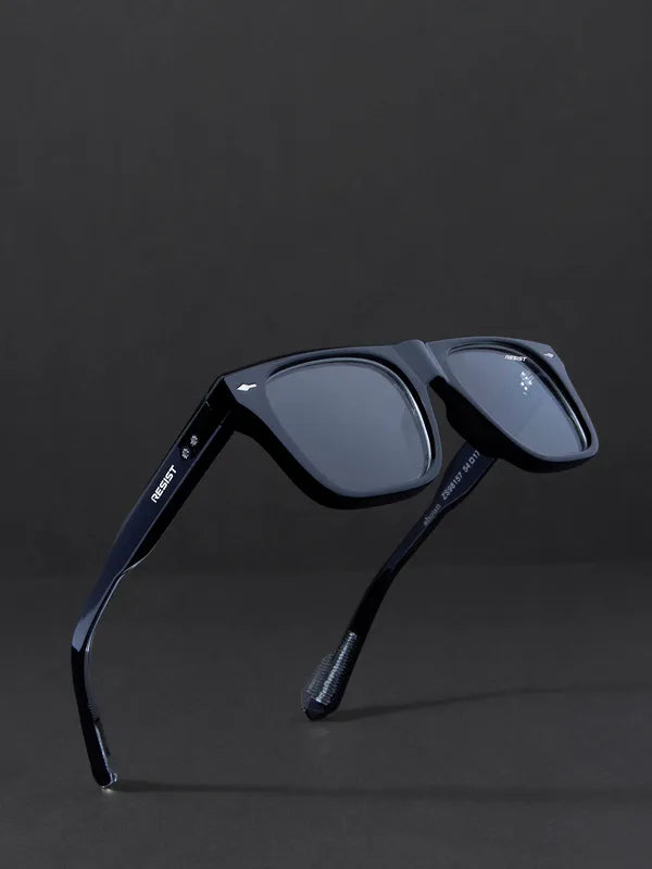 UV Protected Black Clear Wayfarer Sunglasses For Men & Women- FunkyTradition
