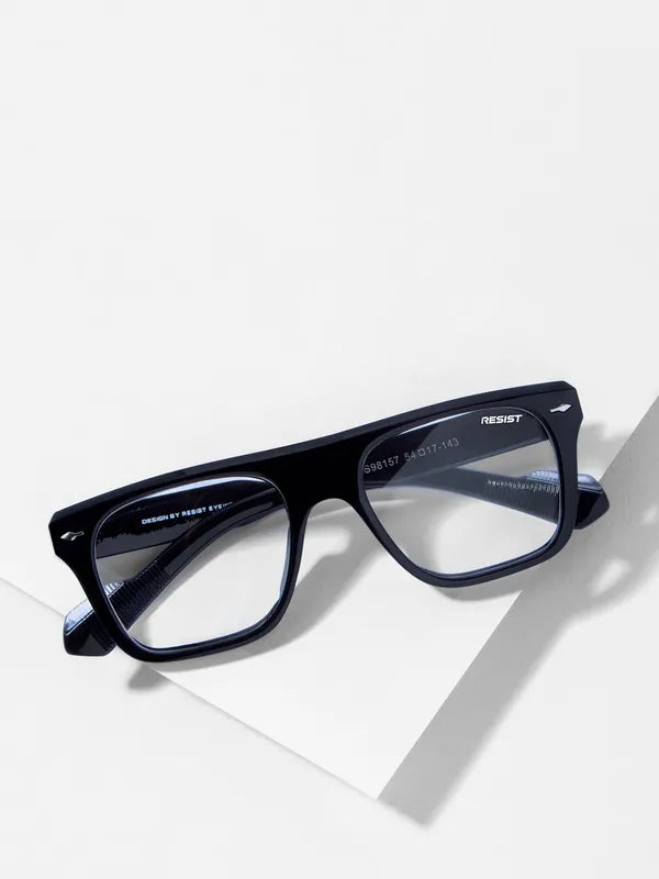 UV Protected Black Clear Wayfarer Sunglasses For Men & Women- FunkyTradition