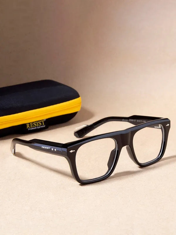 UV Protected Black Clear Wayfarer Sunglasses For Men & Women- FunkyTradition